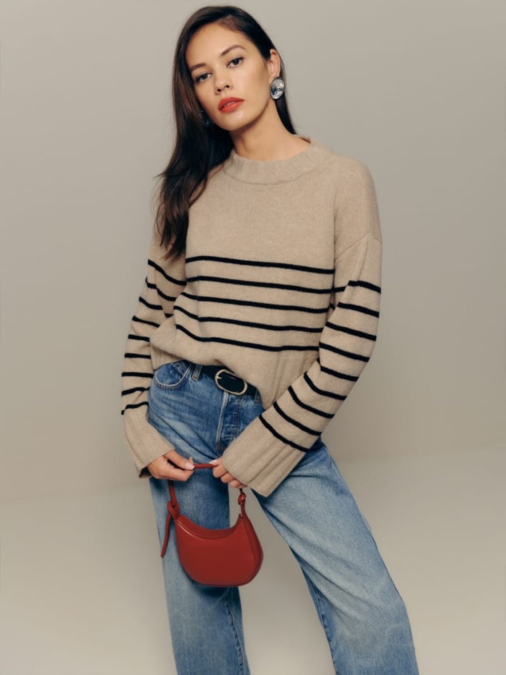 REFORMATION Mer Regenerative Wool Sweater